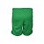 Bermuda Helanca Infantil Verde Bandeira - Imagem 8