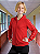 Blusa de Moletom Juvenil Vermelho - Imagem 2