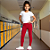Calça Legging Infantil Vermelho - Imagem 3