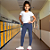 Calça Legging Infantil Azul Marinho - Imagem 2