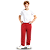 Calça de Moletom Juvenil Vermelho - Imagem 1