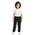 Calça de Moletom Infantil Preta - Imagem 1