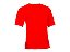 Camiseta Lisa Algodão Colorida Juvenil Vermelho - Imagem 2