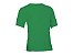Camiseta Lisa Algodão Colorida Juvenil Verde Bandeira - Imagem 1
