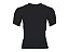 Camiseta Lisa Algodão Colorida Juvenil Preta - Imagem 1