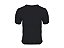 Camiseta Lisa Algodão Colorida Juvenil Preta - Imagem 2