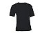 Camiseta Lisa Algodão Colorida Juvenil Preta - Imagem 3