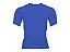 Camiseta Lisa Algodão Colorida Juvenil Azul Royal - Imagem 2