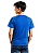 Camiseta Lisa Algodão Colorida Juvenil Azul Royal - Imagem 2
