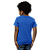 Camiseta Lisa Algodão Colorida Infantil Azul Royal - Imagem 2