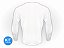 Kit 5 Camisetas Lisa Manga Longa Infantil Poliéster - Imagem 10