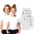 Kit 5 Camisetas Lisa Manga Curta Infantil Poliéster - Imagem 1