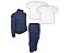 Kit Conjunto de Frio Inverno Roupa Infantil Uniforme Escolar Helanca - Imagem 1