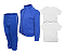 Kit Conjunto de Frio Inverno Roupa Infantil Uniforme Escolar Helanca - Imagem 7