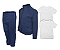 Kit Conjunto de Frio Inverno Roupa Infantil Uniforme Escolar Helanca - Imagem 13
