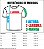 Kit 3 Camisetas Lisa Manga Curta Infantil Poliéster - Imagem 4