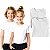 Kit 2 Camisetas Lisa Manga Curta Infantil Poliéster - Imagem 1