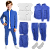 Kit Uniforme Escolar Cojunto Helanca Elanca Completo kit 2 meias - Imagem 1