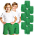 Kit 10 Bermudas Helanca Infantil - Imagem 4