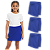 Kit 3 Short Saia Infantil Helanca - Imagem 1