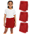 Kit 3 Short Saia Infantil Helanca - Imagem 5