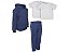 Kit Conjunto de Frio Inverno Roupa Infantil Uniforme Escolar Moletom juvenil - Imagem 1