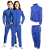 Conjunto Helanca Juvenil Azul Royal - Imagem 1