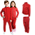 Conjunto Helanca Infantil Vermelho - Imagem 1