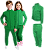 Conjunto Helanca Infantil Verde Bandeira - Imagem 1