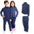Conjunto Helanca Infantil Azul Marinho - Imagem 1