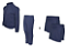 Kit Uniforme Escolar Feminino Infantil Helanca - Imagem 14