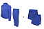 Kit Uniforme Escolar Feminino Infantil Helanca - Imagem 7