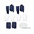 Kit Juvenil Uniforme Escolar Cojunto Helanca Elanca Completo - Imagem 12