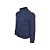 Blusa Helanca Infantil Azul Marinho Friso Listra Vermelho - Imagem 4