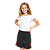 Bermuda Helanca Infantil Preto Friso Listra Vermelho - Imagem 1