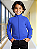 Blusa Helanca Infantil Azul Royal Friso Listra Amarelo - Imagem 2