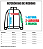 Blusa Helanca Infantil Azul Royal Friso Listra Vermelho - Imagem 5