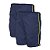 Kit 2 Bermudas helanca infantil azul marinho com FRISO AMARELO - Imagem 2