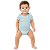 Body de Bebê Cores Claras 100% Algodão - Imagem 5