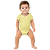 Body de Bebê Cores Claras 100% Algodão - Imagem 4