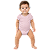 Body de Bebê Cores Claras 100% Algodão - Imagem 2