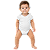 Body de Bebê Cores Claras 100% Algodão - Imagem 1