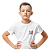 Camiseta Escolar Infantil 100% Poliéster Manga Curta - EMEFI Adélia Chucri Neme - Imagem 1