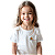 Camiseta Escolar Infantil 100% Algodão Manga Curta - IMI João Lopes Simões - Imagem 1