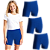KIt 3 Bermudas Ciclista Suplex Poliamida Infantil - Imagem 1