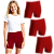 KIt 3 Bermudas Ciclista Suplex Poliamida Infantil - Imagem 4