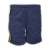 Kit 2 Bermudas Helanca Infantil Azul Marinho Friso Amarelo - Imagem 3