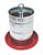 Comedouro Tubular 5 Kg Prato Plastico - Imagem 1