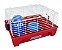 Gaiola Hamster Home Vermelha H-09 B-1 - Imagem 1
