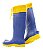 Bota Baspan Nautica Pvc Azul/amar C.Longo N38 - Imagem 2